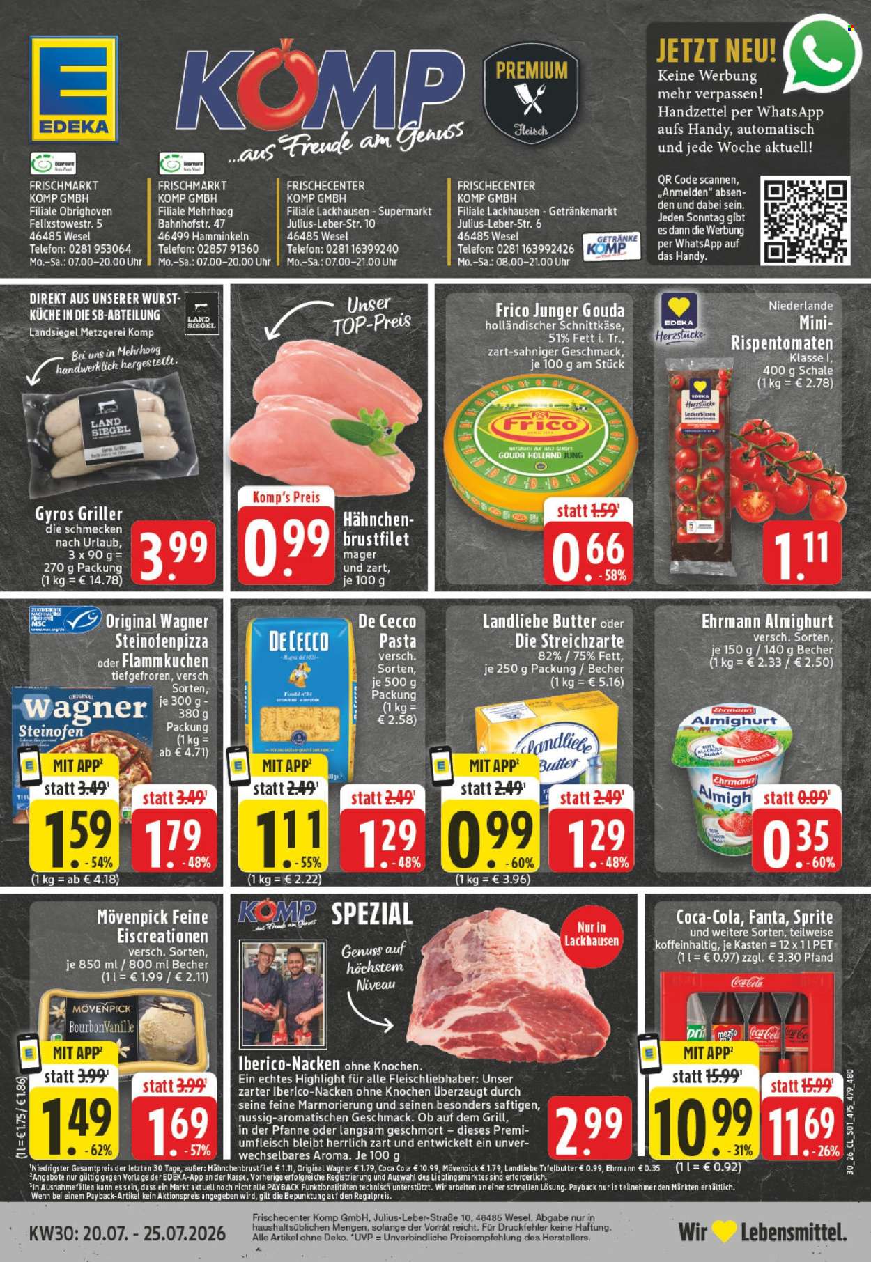 Edeka Prospekte  - 20.07.2026 - 25.07.2026. Seite 1