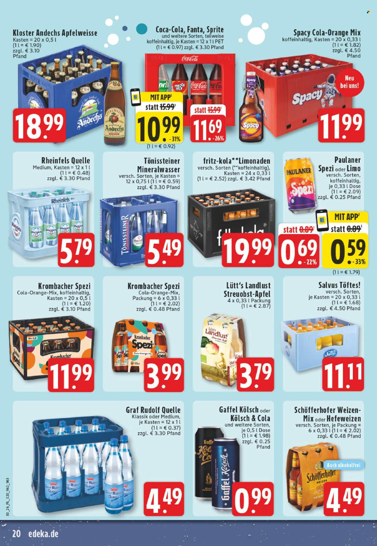 Edeka Prospekte  - 20.07.2026 - 25.07.2026. Seite 20