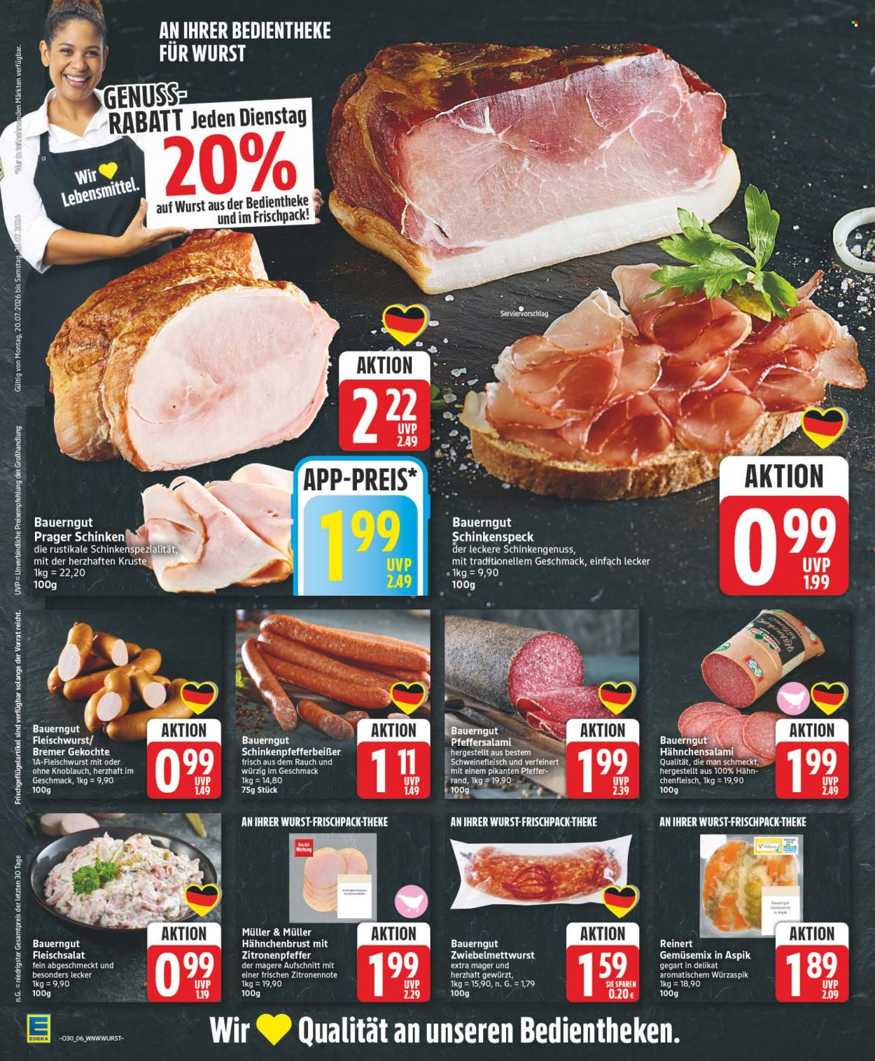 Edeka Prospekte  - 20.07.2026 - 25.07.2026. Seite 6