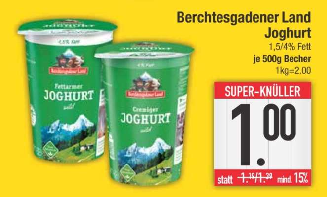 Berchtesgadener Land Joghurt