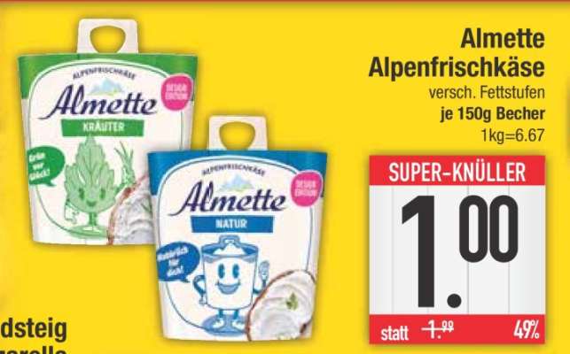 Almette Alpenfrischkäse