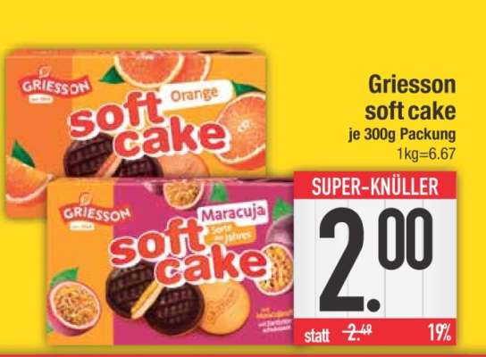 Griesson soft cake