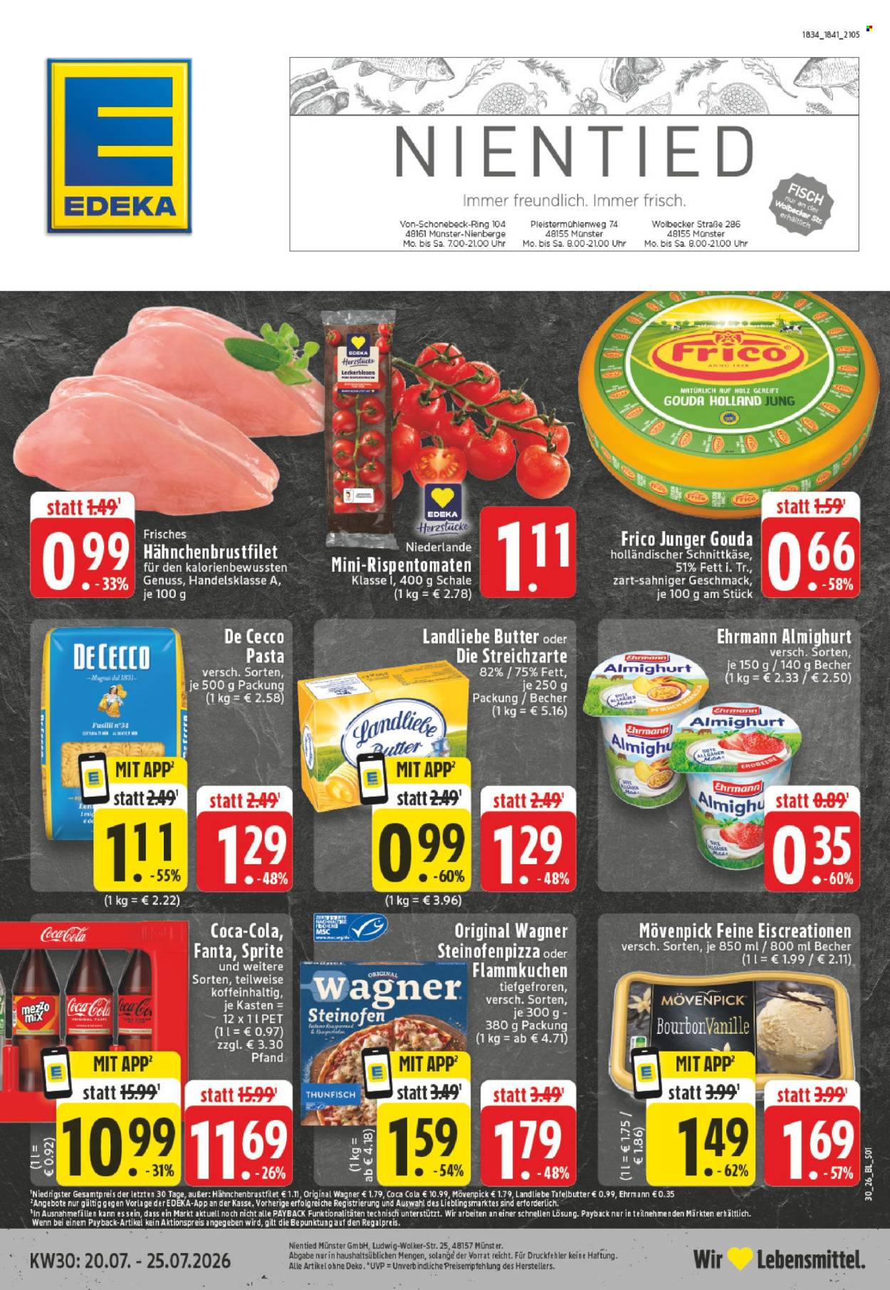 Edeka Prospekte  - 20.07.2026 - 25.07.2026. Seite 1