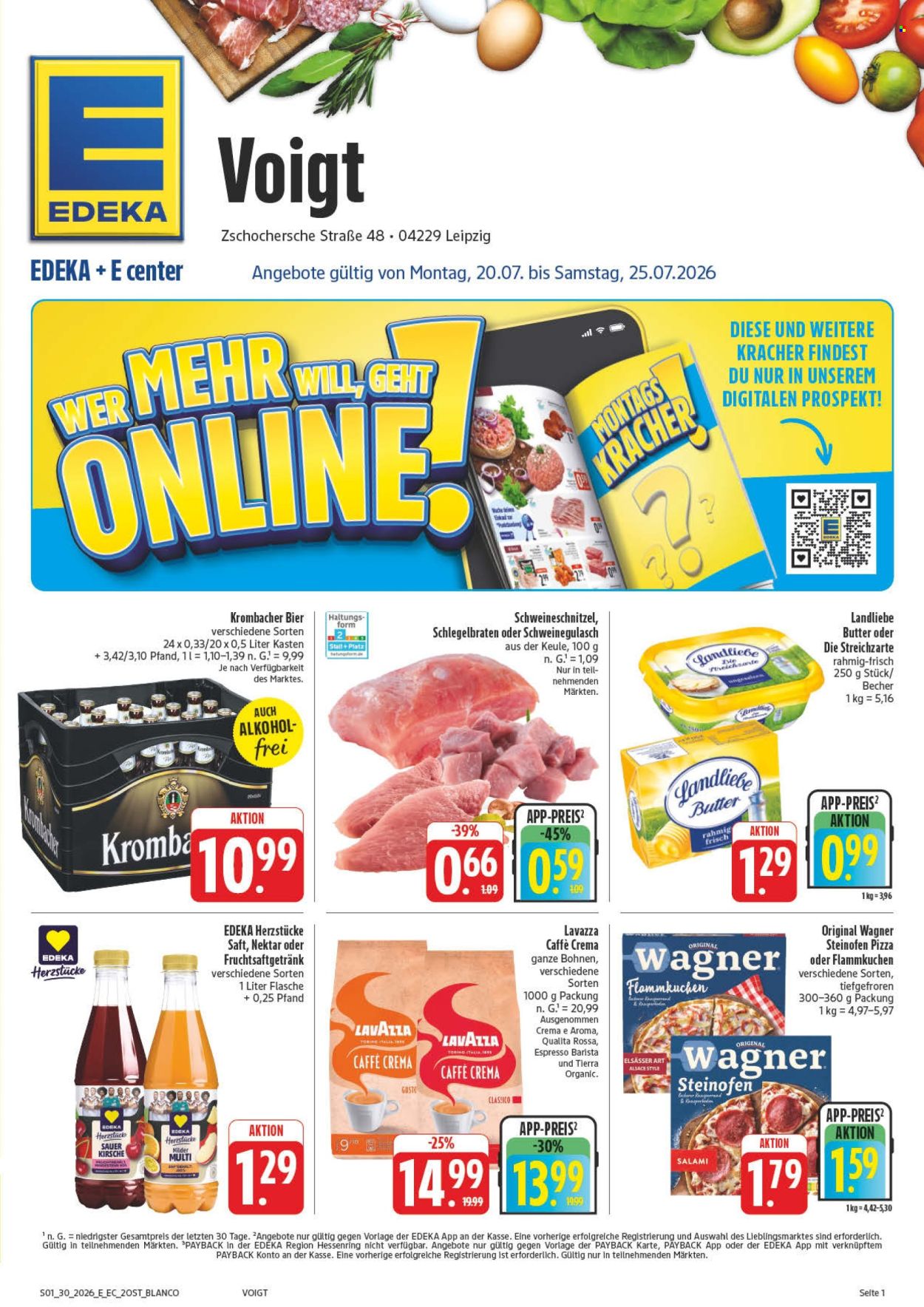 Edeka Prospekte  - 20.07.2026 - 25.07.2026. Seite 1