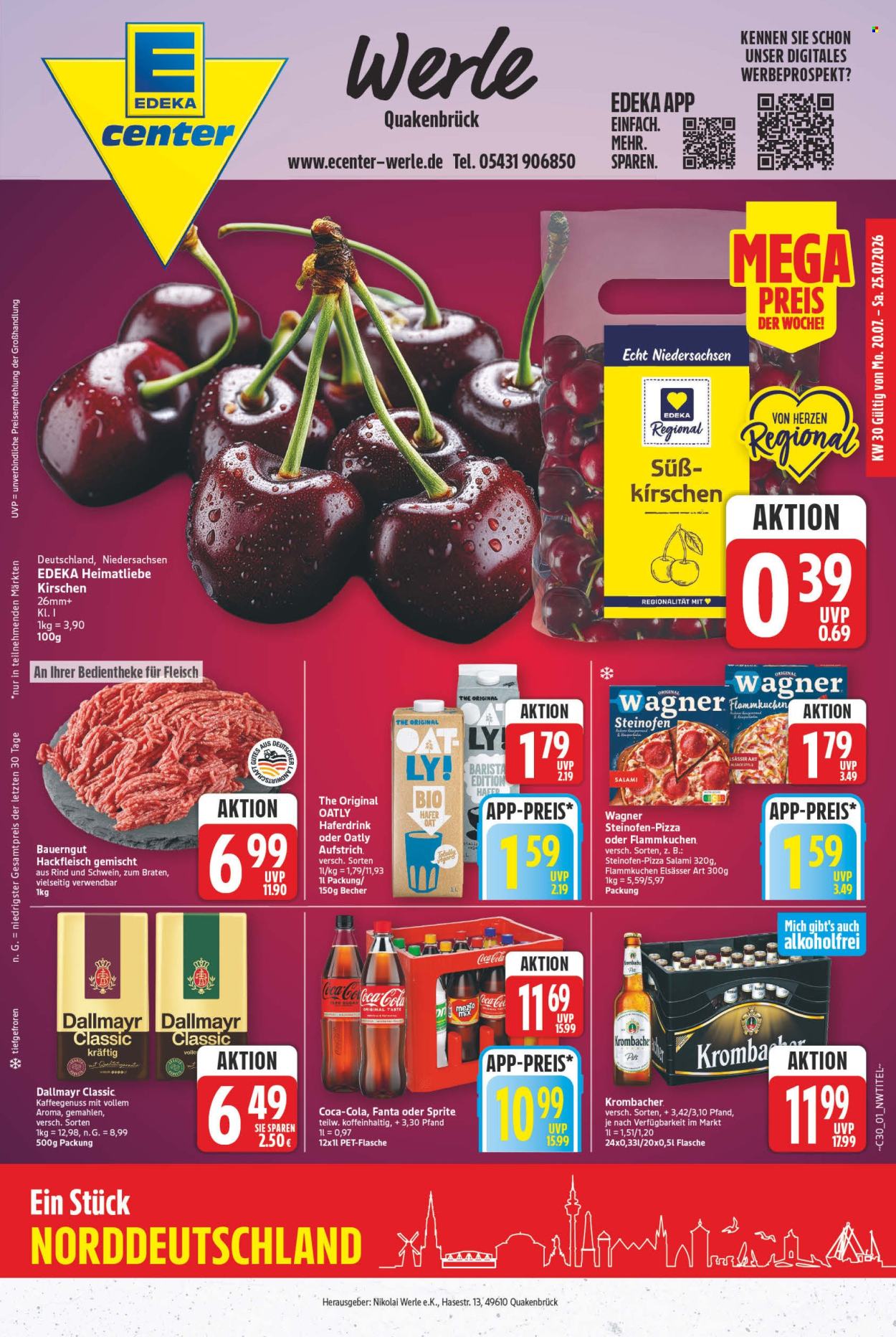 E center Prospekte  - 20.07.2026 - 25.07.2026. Seite 1