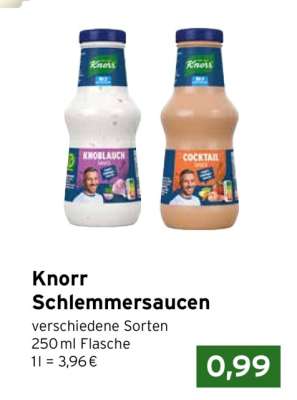 Knorr Schlemmersaucen