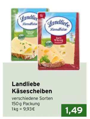 Landliebe Käsescheiben