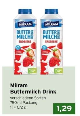 Milram Buttermilch Drink