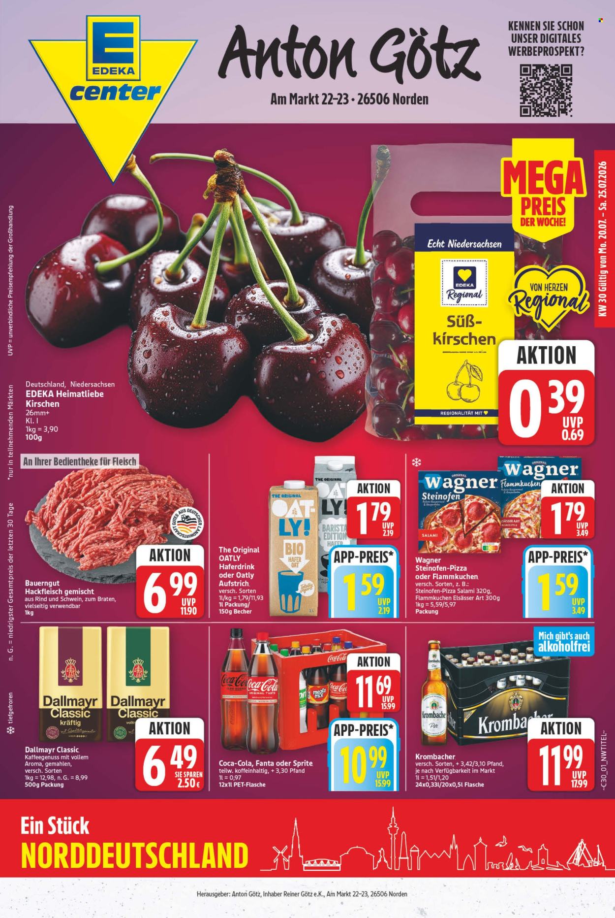 E center Prospekte  - 20.07.2026 - 25.07.2026. Seite 1
