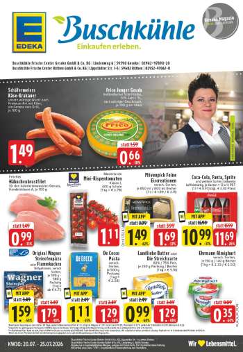 Prospekte Edeka - 20.07.2026 - 25.07.2026.
