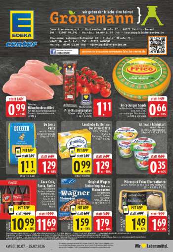 Prospekte Edeka - 20.07.2026 - 25.07.2026.