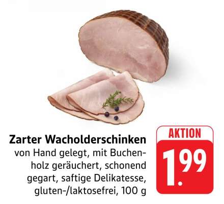 Zarter Wacholderschinken