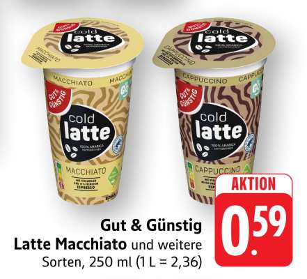 Gut & Günstig Latte Macchiato
