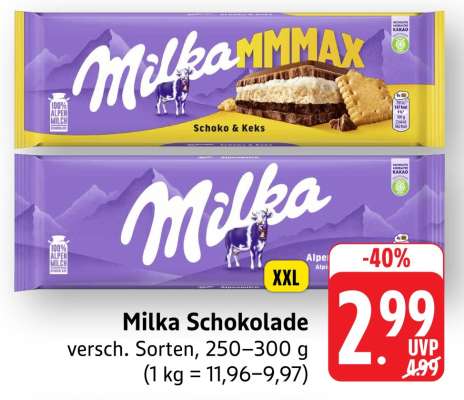 MILKA Schokolade