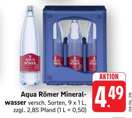 Aqua Römer Mineralwasser
