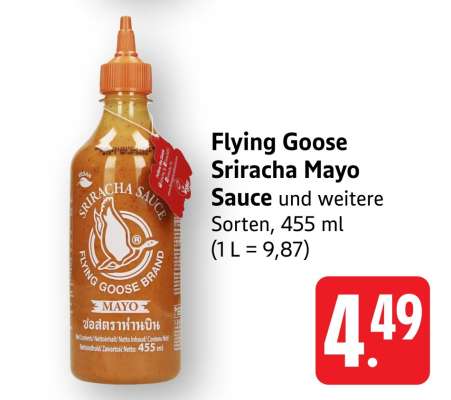 Flying Goose Sriracha Mayo Sauce