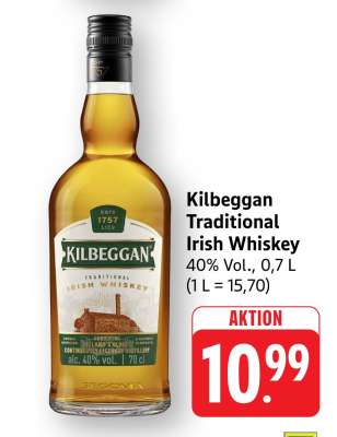 Kilbeggan Traditional Irish Whiskey
