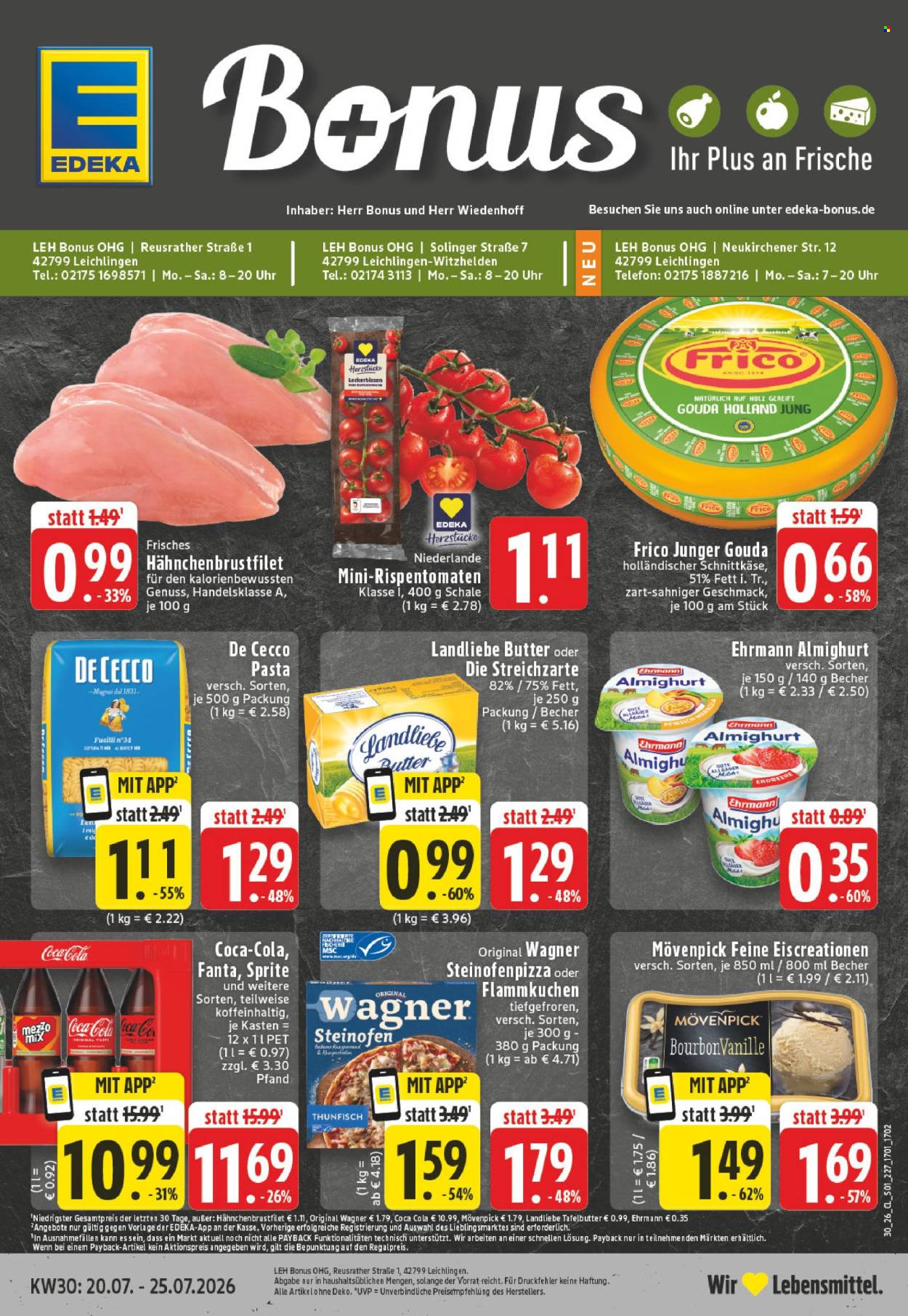 Edeka Prospekte  - 20.07.2026 - 25.07.2026. Seite 1