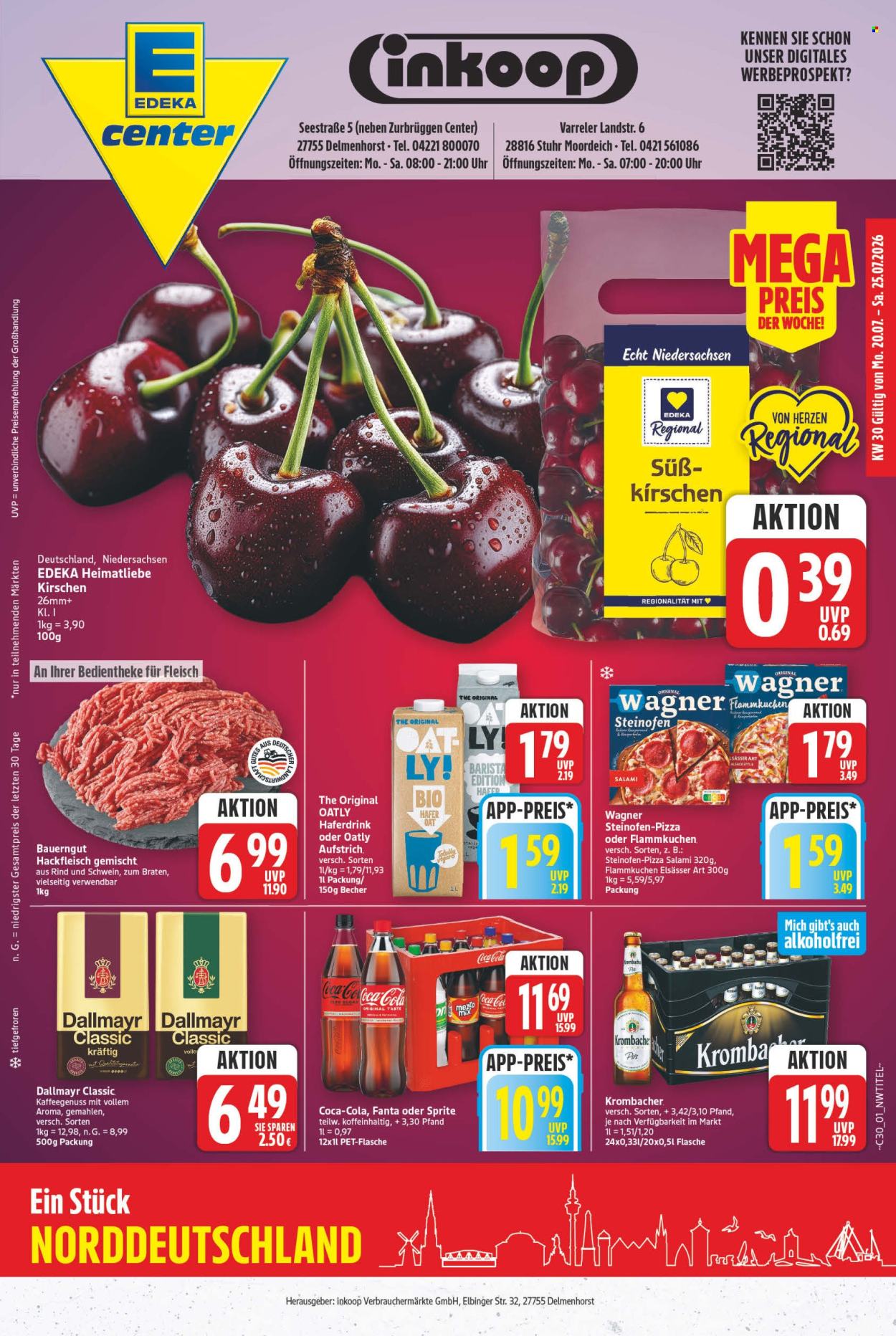 E center Prospekte  - 20.07.2026 - 25.07.2026. Seite 1
