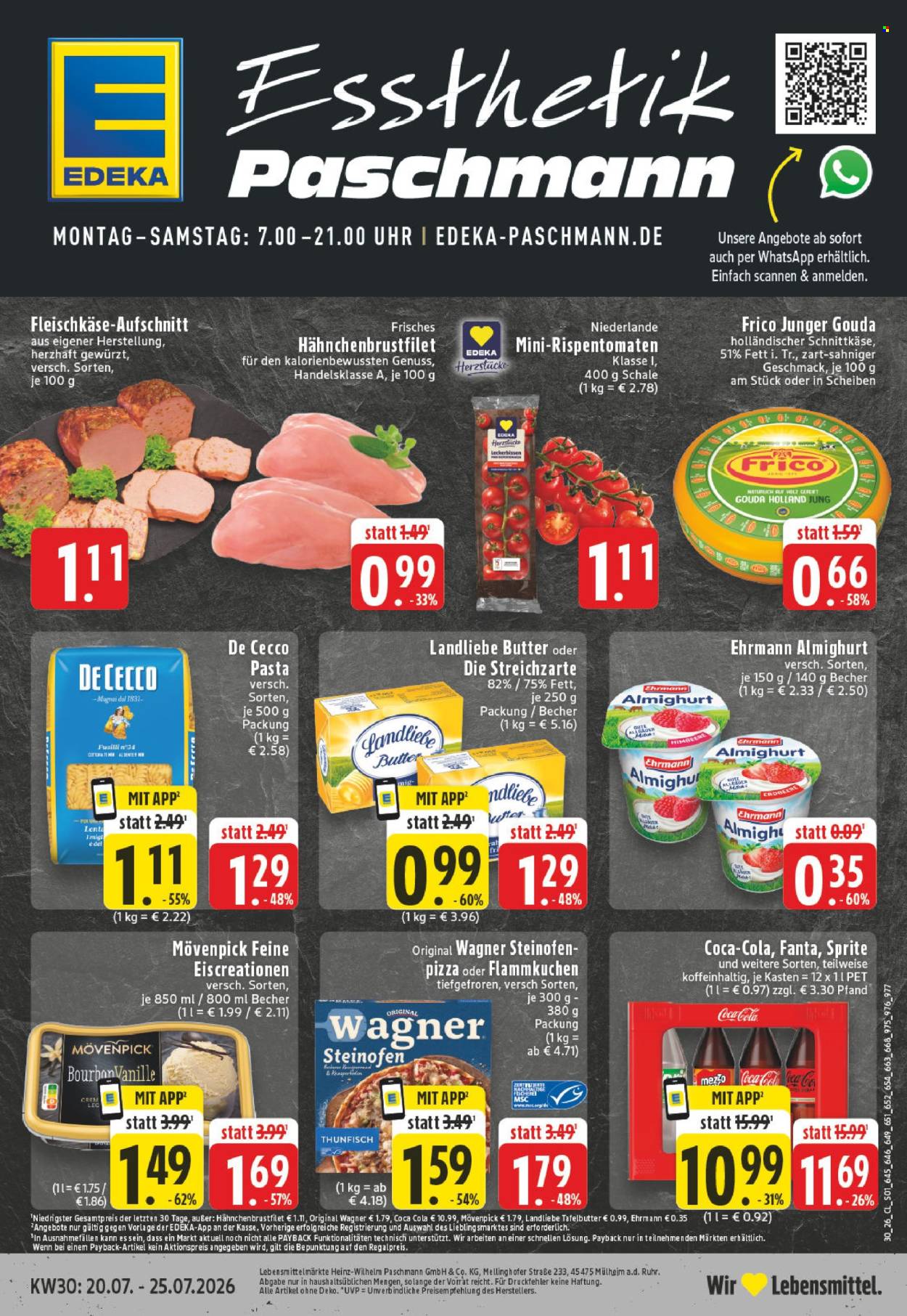 Edeka Prospekte  - 20.07.2026 - 25.07.2026. Seite 1