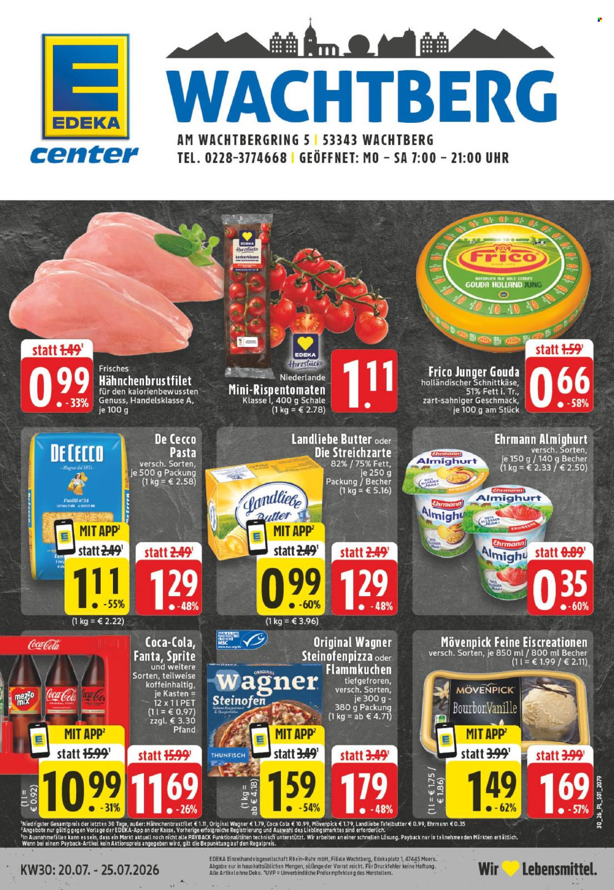 E center Prospekte  - 20.07.2026 - 25.07.2026. Seite 1