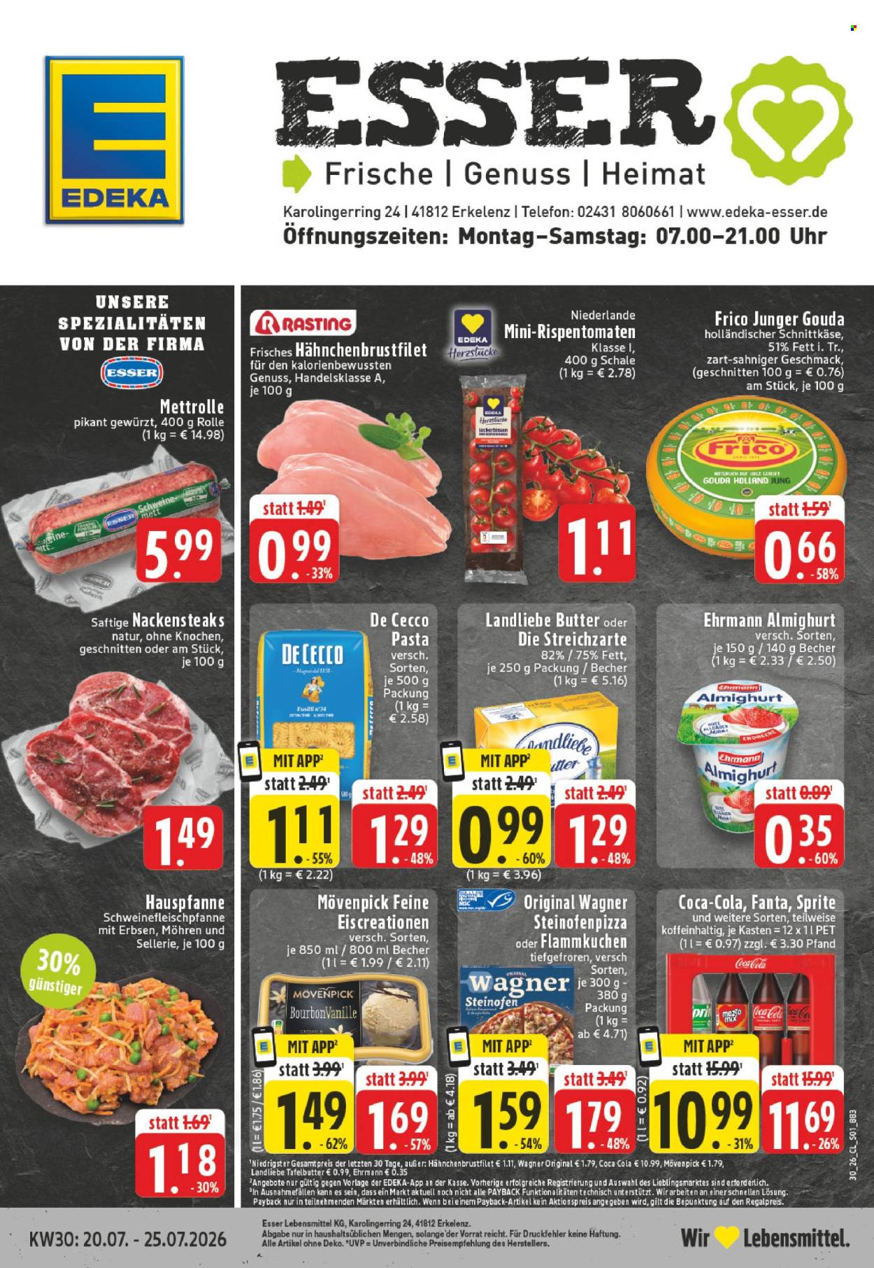 Edeka Prospekte  - 20.07.2026 - 25.07.2026. Seite 1