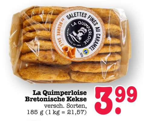 La Quimperoise Bretonische Kekse