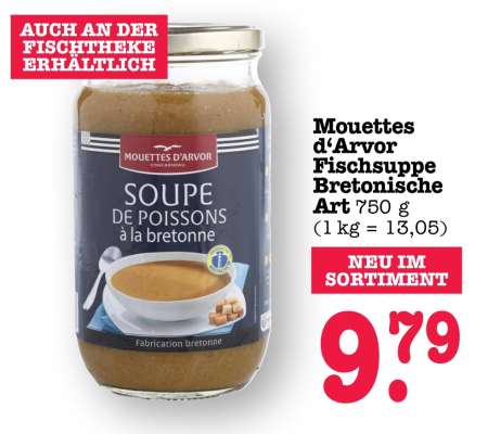 Mouettes d'Arvor Fischsuppe Bretonische Art