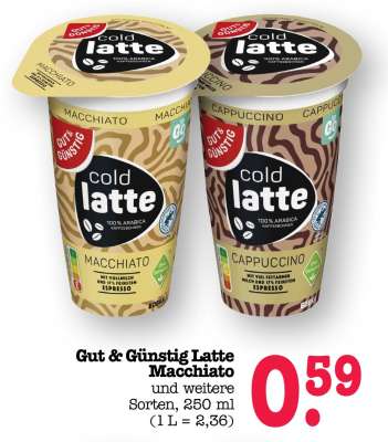 Gut & Günstig Latte Macchiato