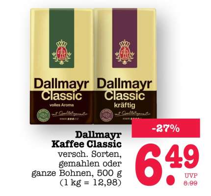 Dallmayr Kaffee Classic