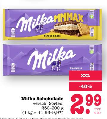 MILKA Schokolade