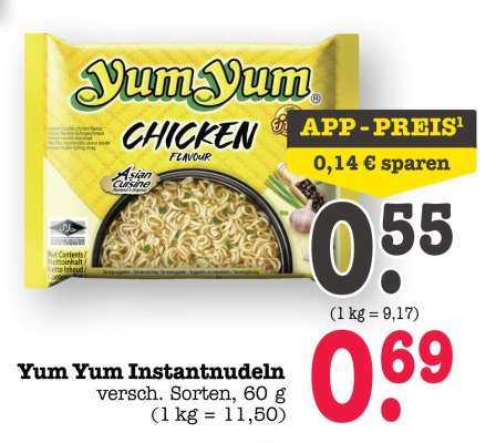 Yum Yum Instantnudeln