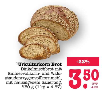 Urkulturkorn Brot