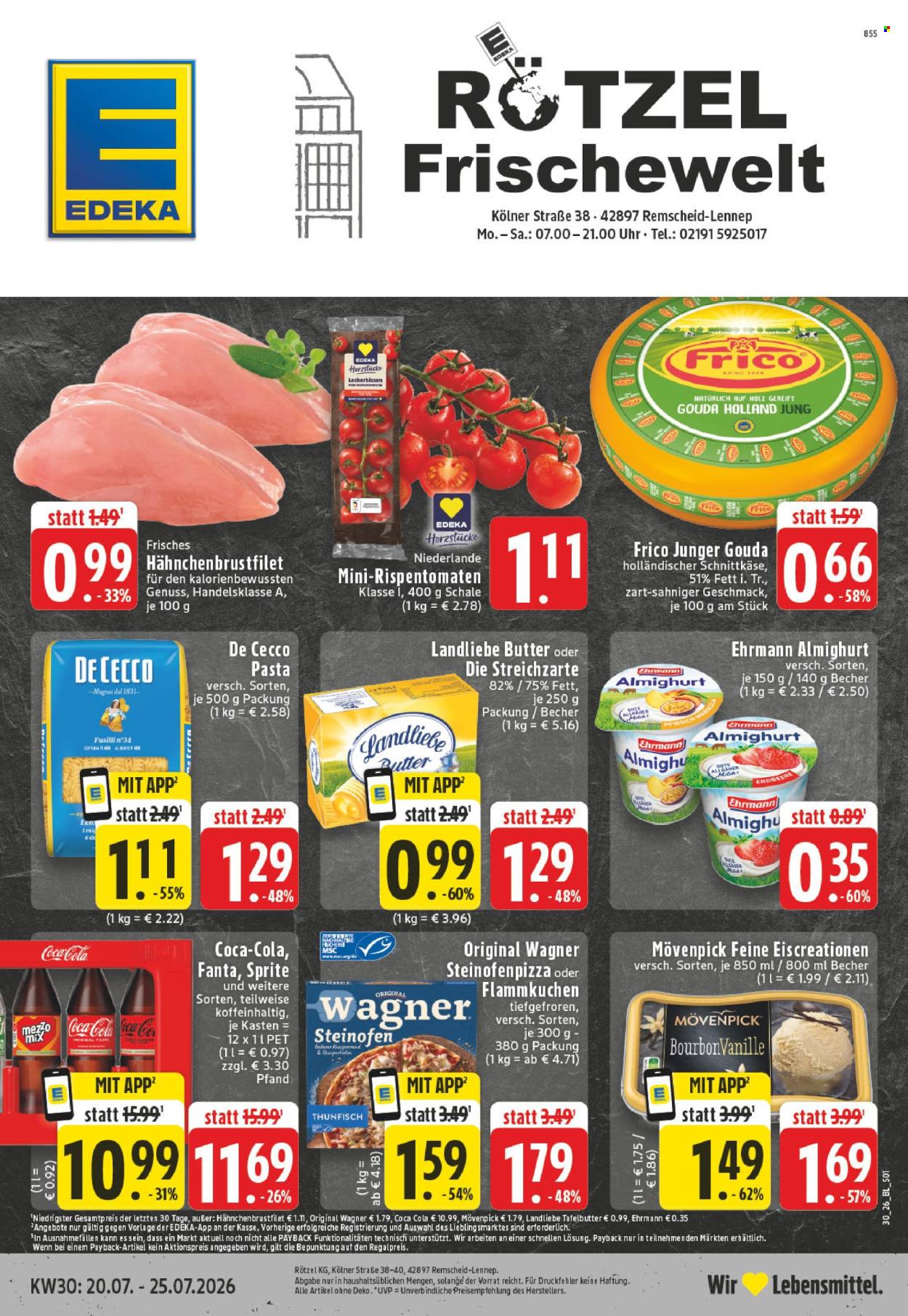 Edeka Prospekte  - 20.07.2026 - 25.07.2026. Seite 1