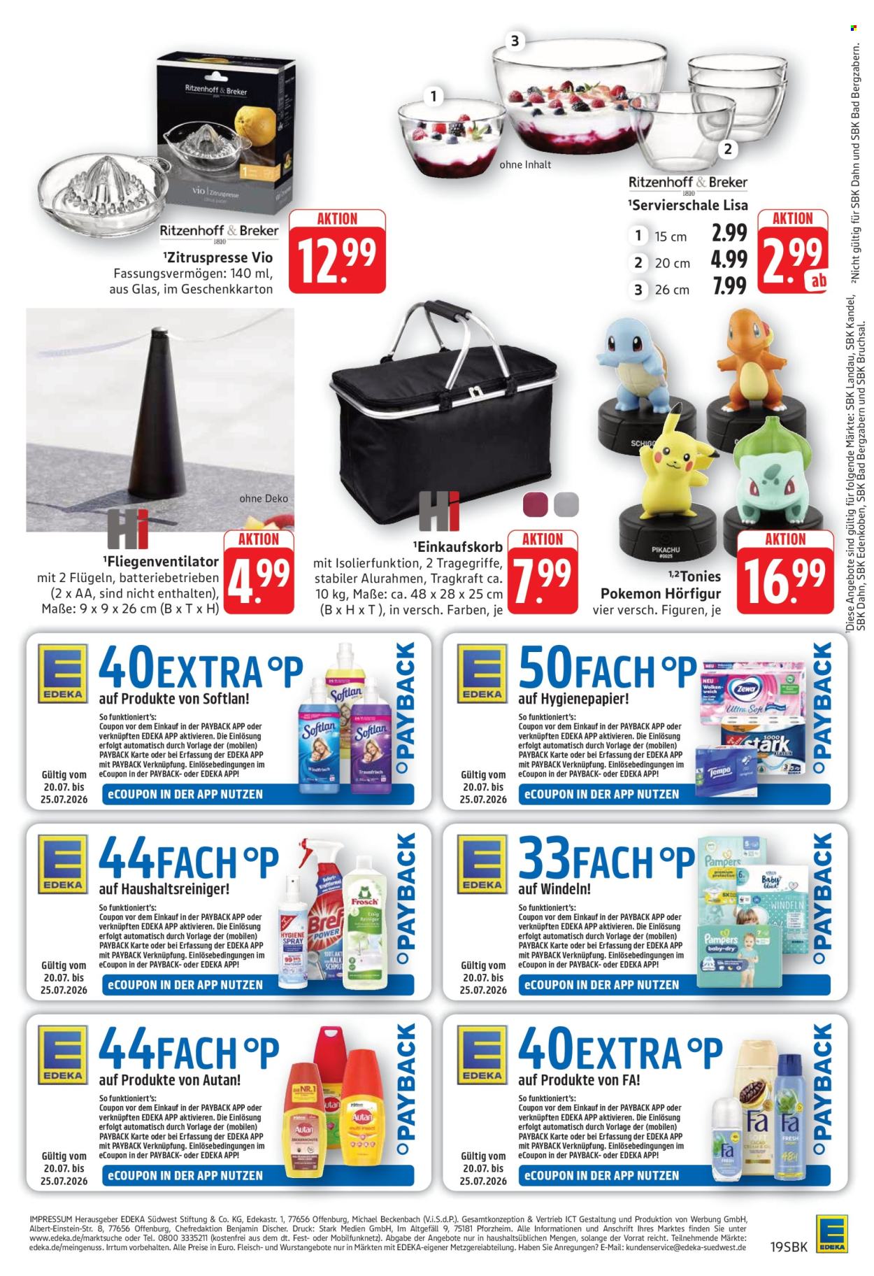 Edeka Prospekte  - 20.07.2026 - 25.07.2026. Seite 19