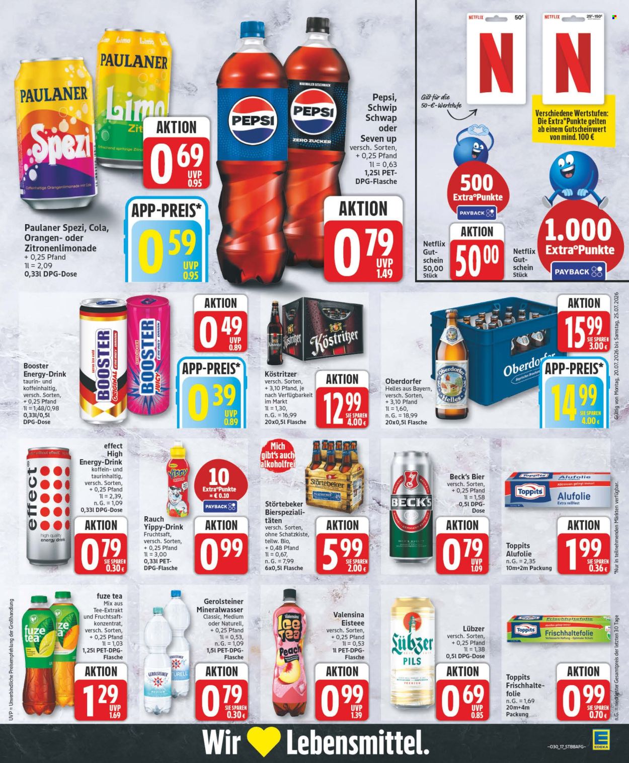 Edeka Prospekte  - 20.07.2026 - 25.07.2026. Seite 17