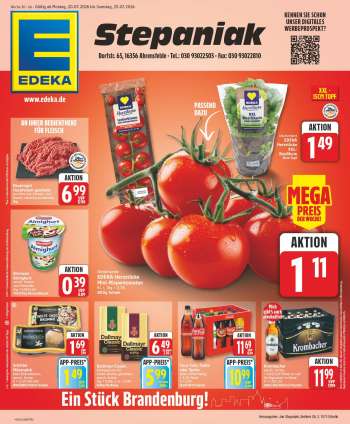 Prospekte Edeka - 20.07.2026 - 25.07.2026.