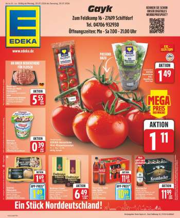 Prospekte Edeka - 20.07.2026 - 25.07.2026.