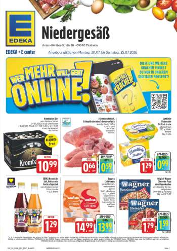 Prospekte Edeka - 20.07.2026 - 25.07.2026.