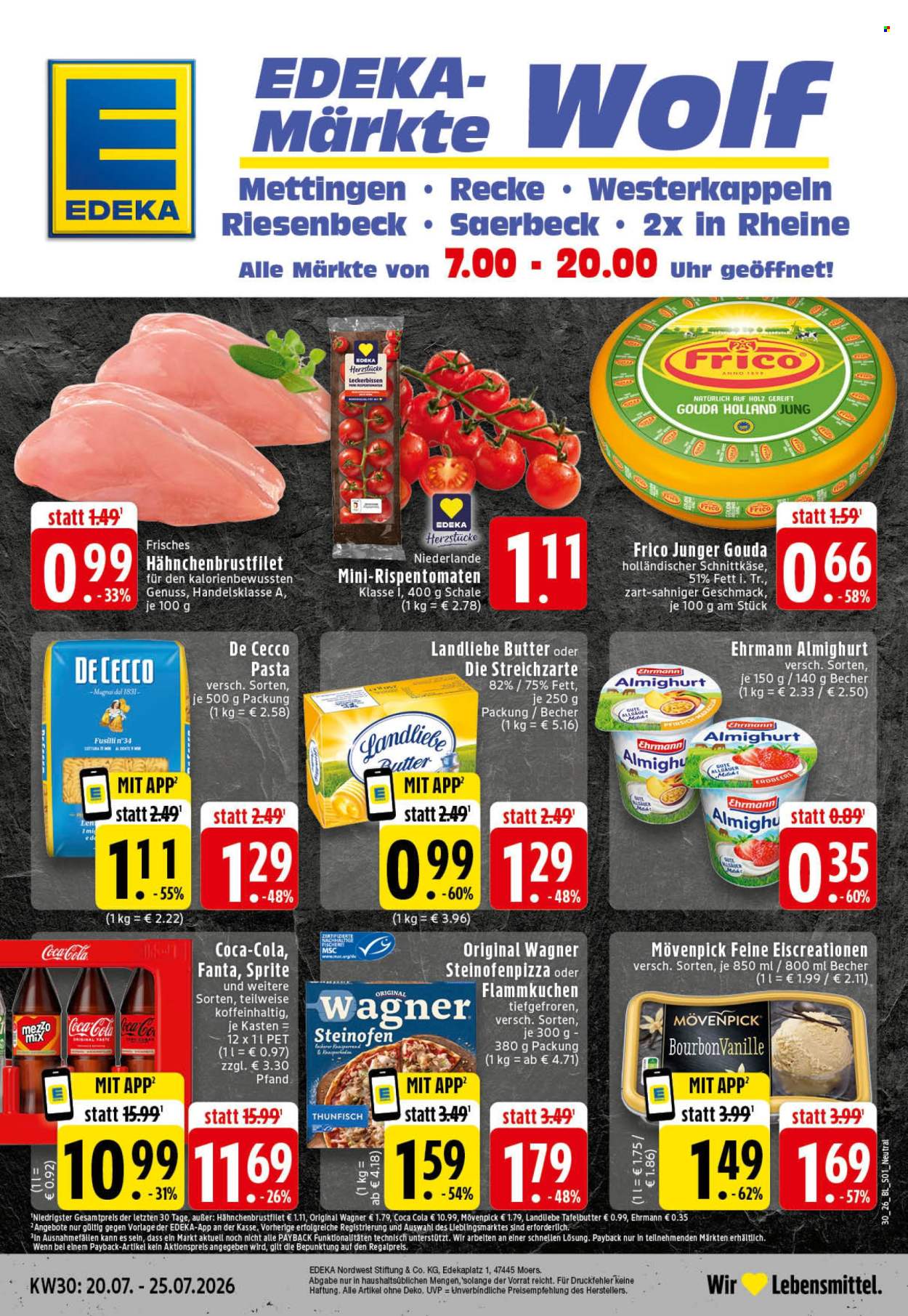 Edeka Prospekte  - 20.07.2026 - 25.07.2026. Seite 1