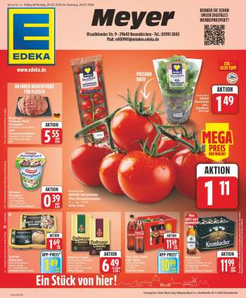 Prospekte Edeka - 20.07.2026 - 25.07.2026.