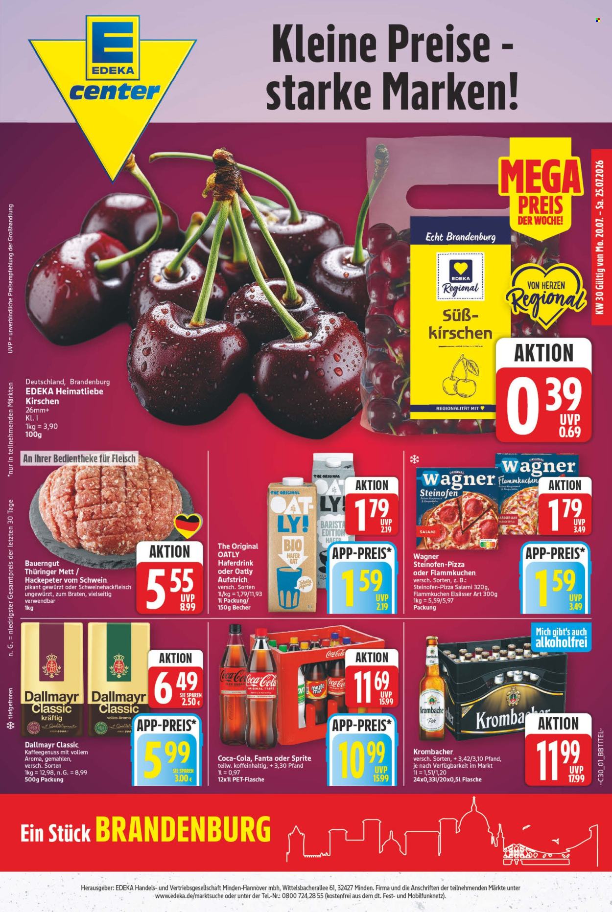 E center Prospekte  - 20.07.2026 - 25.07.2026. Seite 1