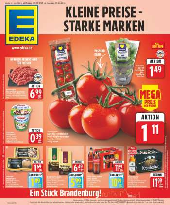 Prospekte Edeka - 20.07.2026 - 25.07.2026.