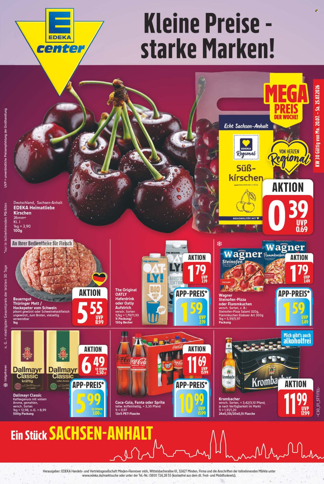 E center Prospekte  - 20.07.2026 - 25.07.2026. Seite 1