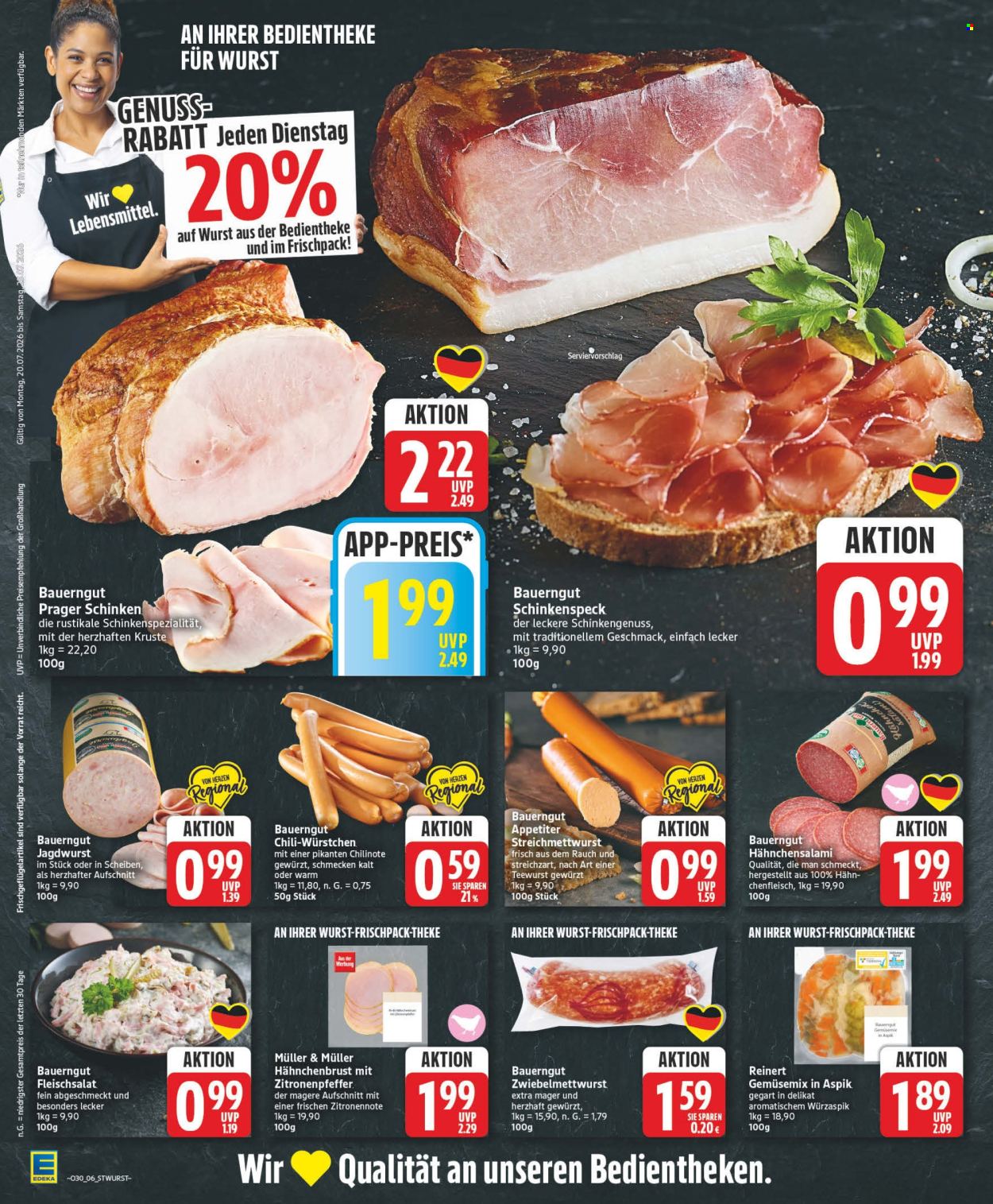 Edeka Prospekte  - 20.07.2026 - 25.07.2026. Seite 6