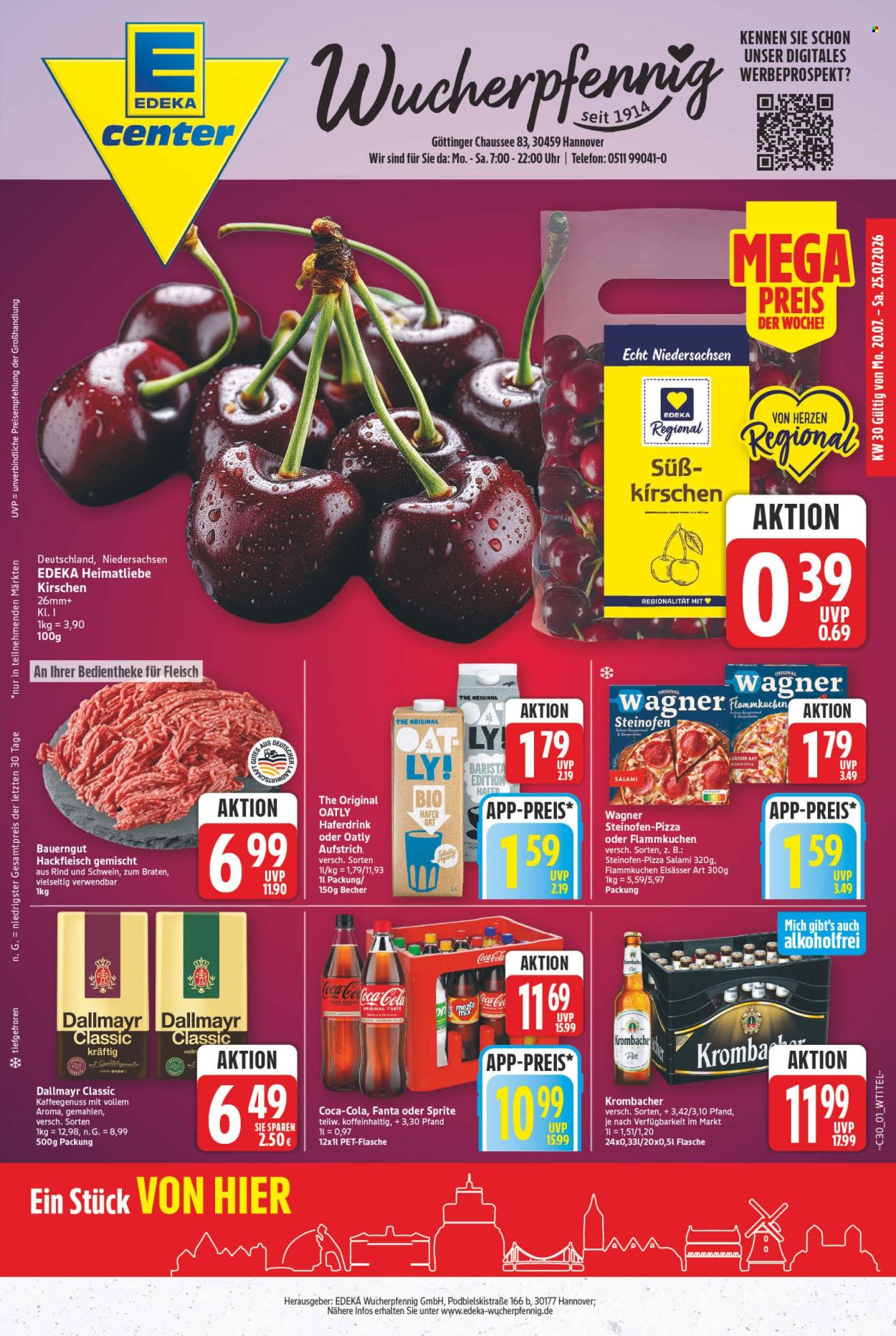 E center Prospekte  - 20.07.2026 - 25.07.2026. Seite 1