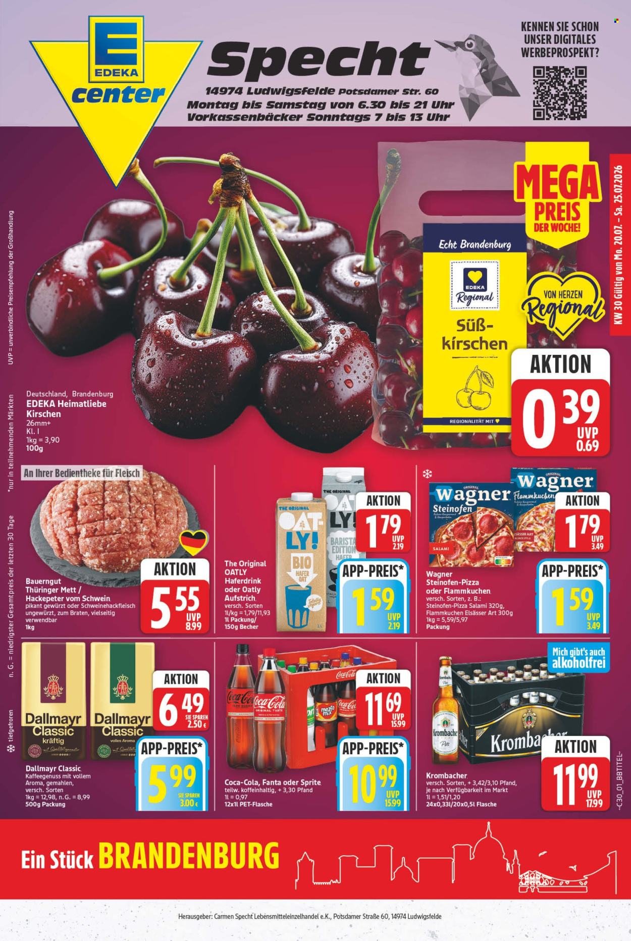 E center Prospekte  - 20.07.2026 - 25.07.2026. Seite 1