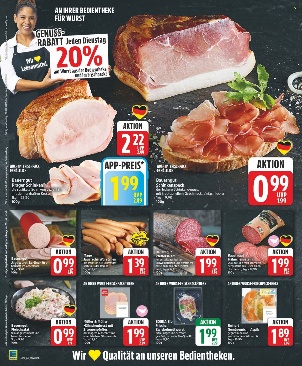 Edeka Prospekte  - 20.07.2026 - 25.07.2026. Seite 6