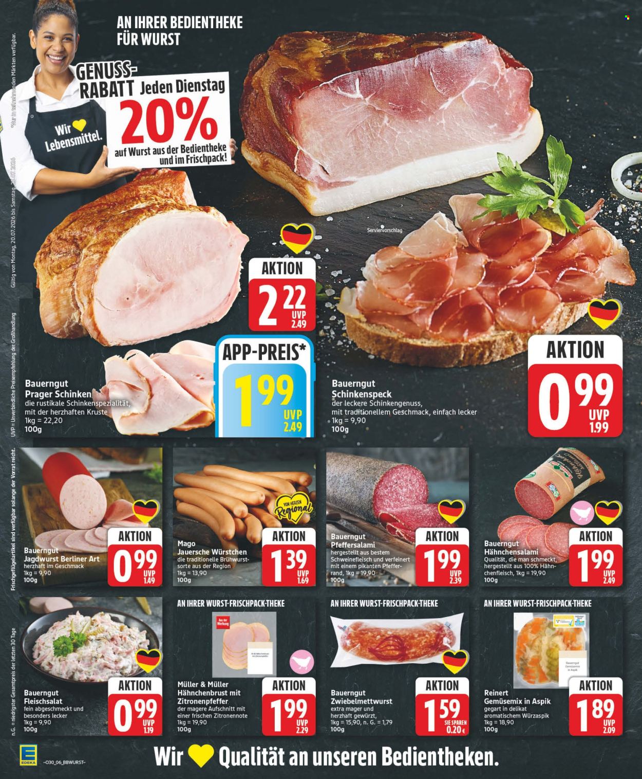 Edeka Prospekte  - 20.07.2026 - 25.07.2026. Seite 6