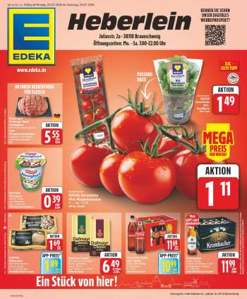 Prospekte Edeka - 20.07.2026 - 25.07.2026.